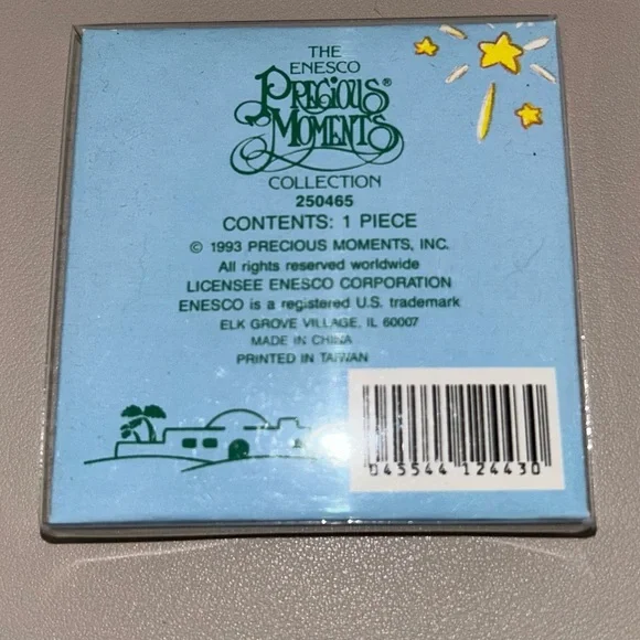 Precious Moments Christmas Pageant Nativity Mini Plate Hanging Ornament Vintage - Picture 2 of 3